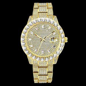 Fully Diamond Luxury Hip Hop Bling Iced Out Watch